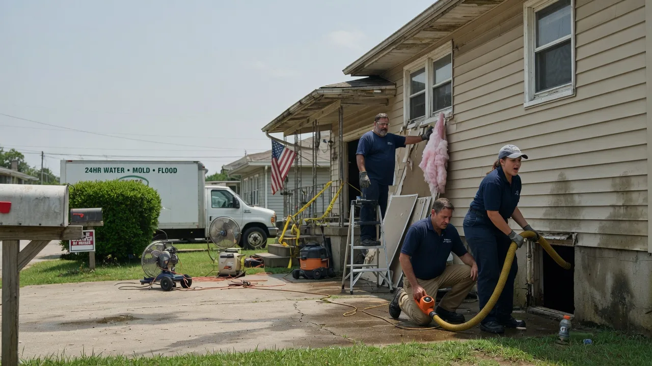 Water Damage Repair in Roodhouse, IL near me